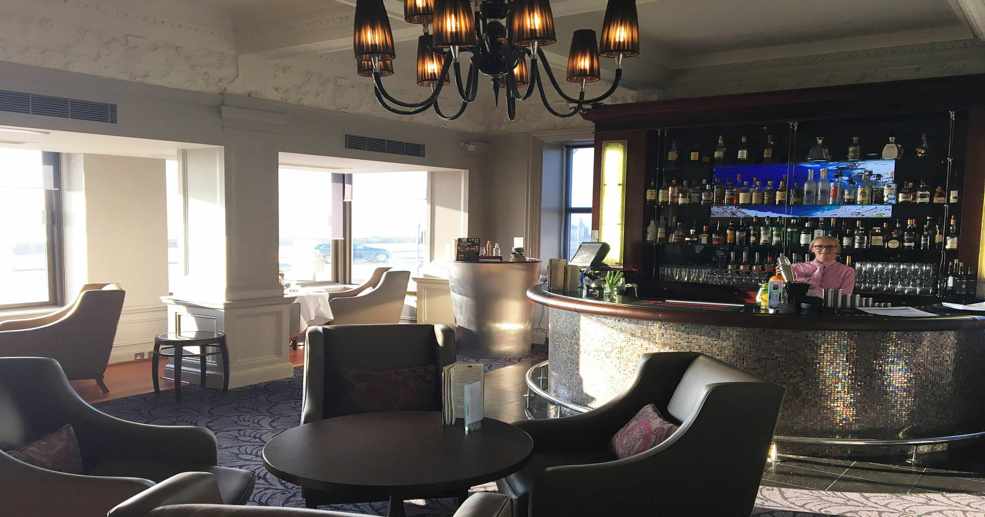 Grand Jersey Hotel And Spa Saint Helier Jersey Kültér fotó The bar at the 1901